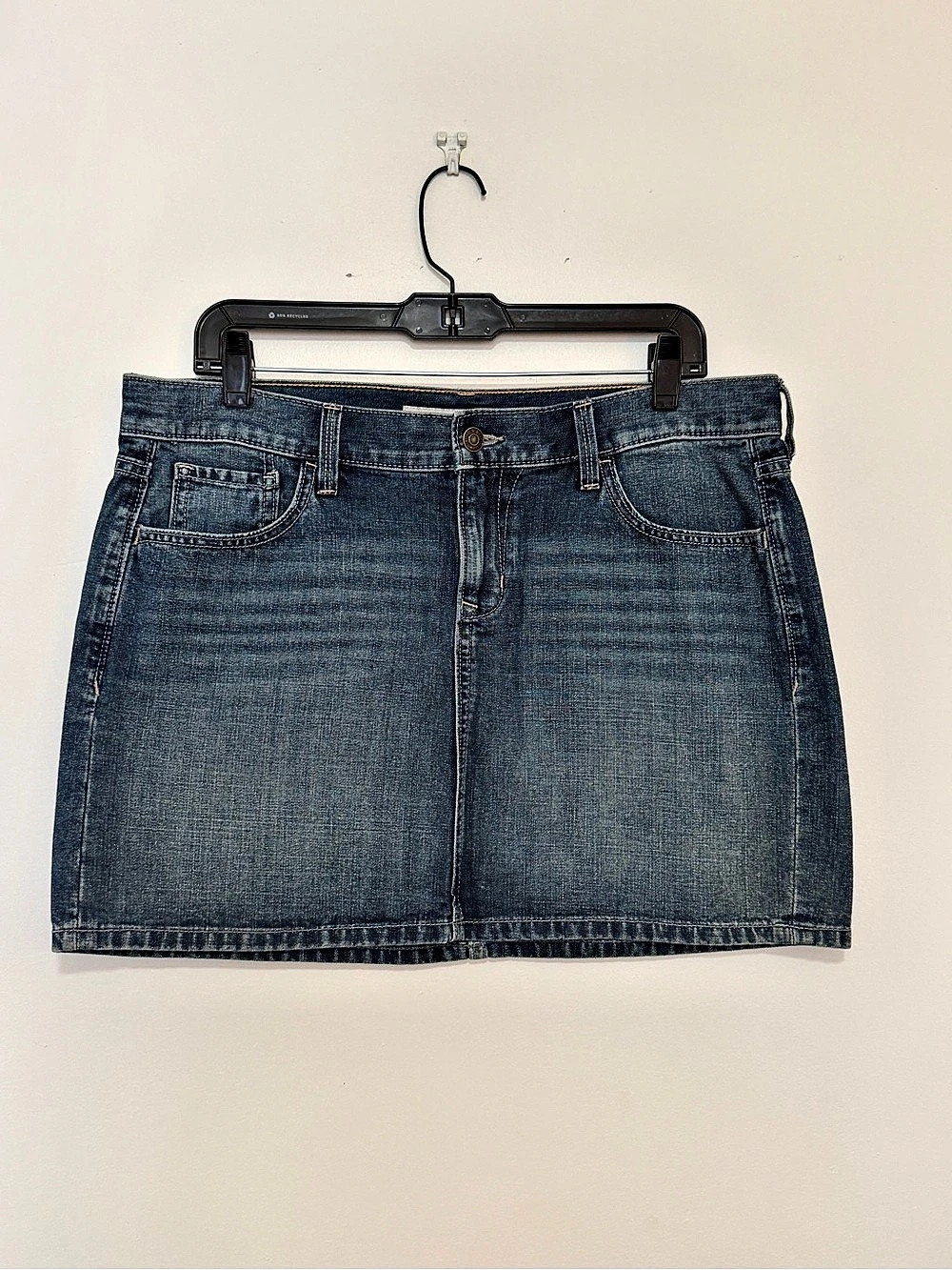 Old Navy Medium Wash Denim Mini Skirt